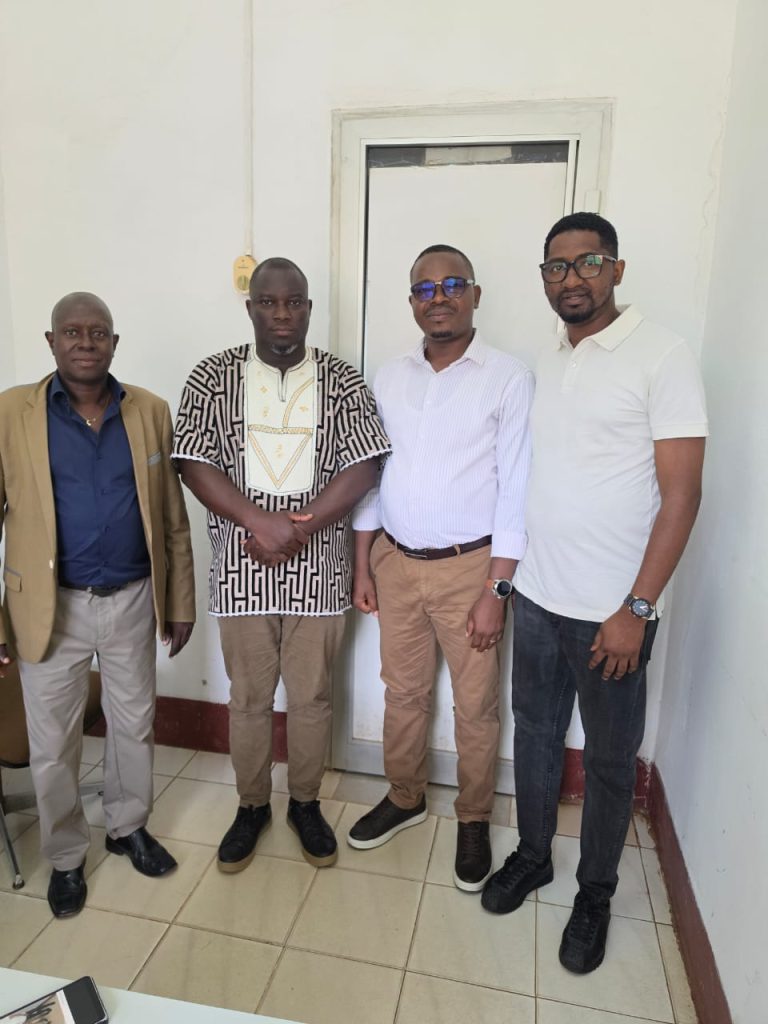 ICHESS team with Dr Armando Sifna, Director General of Disease Prevention and Health Promotion, Bissau, 30 June 2026