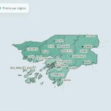 GeoSaúde GB 360 interactive map of curandeiros and community health workers, Guinea-Bissau, 2026 – ICHESS