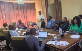 Provincial supervisors working on laptops during the EpiC DRC operational assessment training, 2026 – ICHESS